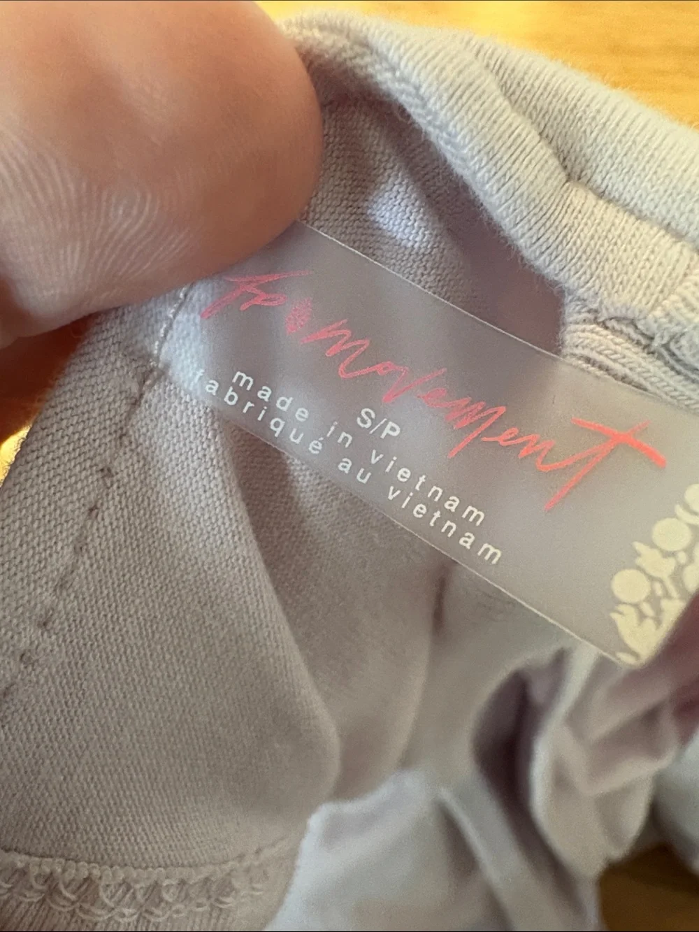 FP Movement Hot Shot Logo Mini Dress White Scarlet Buti Size Small athletic